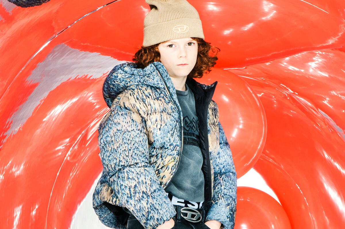 洗練されたデザイン DIESEL KID パフジャケットユニセックス 12Y